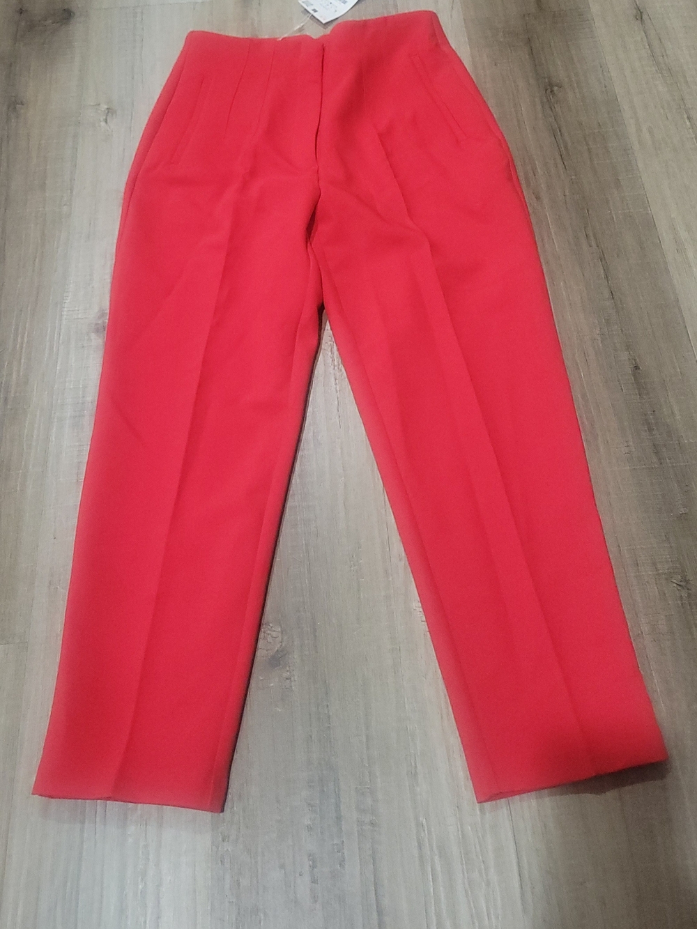 Zara Bright Red Dress Pants - Slim Straight